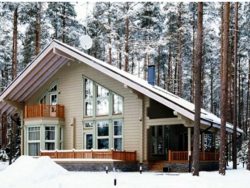 Строительство дома эконом класса из клееного бруса в Кирове