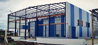 Строительство ангаров из сэндвич-панелей