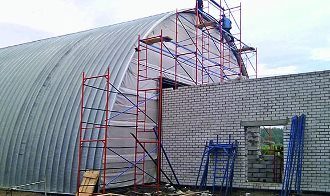 Строительство ангаров в Кирове