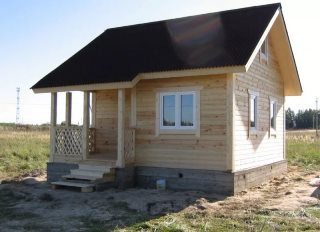Строительство бань с мансардой в Кирове