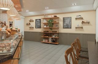 Дизайн интерьера пекарни в Кирове