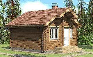 Проекты бань из бруса 5х5