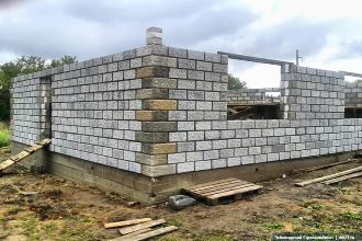 Мелкозаглубленный ленточный фундамент для дома из газобетона