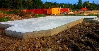 Фото процесса строительства Монолитный фундамент 6 на 6 в Кирове