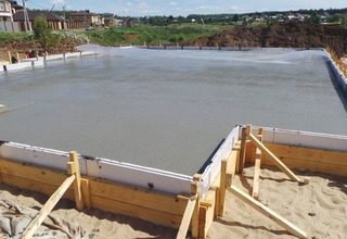 Строительство фундамента: плита перевернутая чаша под ключ