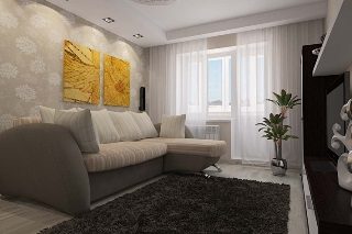 Ремонт гостиной 17 кв.м в Кирове под ключ
