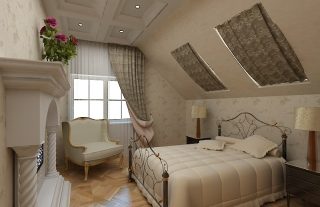 Ремонт спальни в мансарде в Кирове