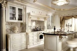 Ремонт кухни в классическом стиле