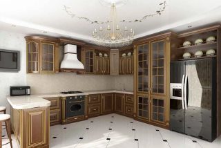 Ремонт кухни в классическом стиле