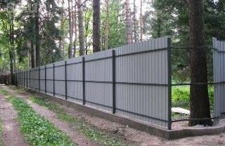 Металлические заборы для дачи под ключ